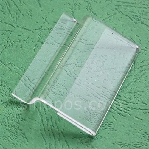 Acrylic Slatwall Sign Holder, 6cm label frame price tag holders slat wall slot board display crystal clear plastic card sleeve
