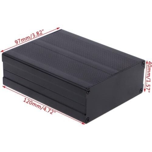 P15D Aluminum Box Enclosure DIY Electronic Project Black Instrument Case 120x97x40mm