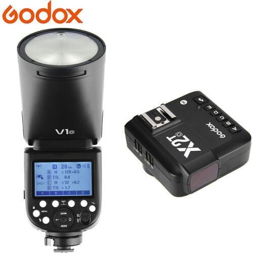 Godox V1O Camera Flash with X2T-O TTL Wireless Flash Trigger Round Head for Olympus Cameras Wedding Portrait Studio Photography
