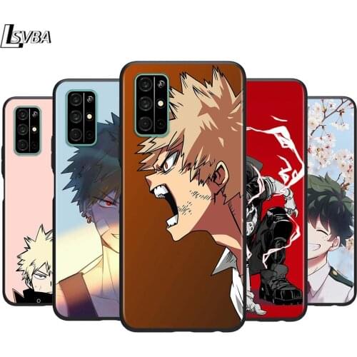 Bakugou Katsuki for Huawei Honor 30 20S 20 10i 9S 9A 9C 9X 8X 10 9 Lite 8A 7C 7A Pro Phone Case Black Cover