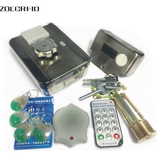 MC-203E 125KHZ RFID electronically controlled access control integrated lock / electric lock /+10 Jade style keyfobs