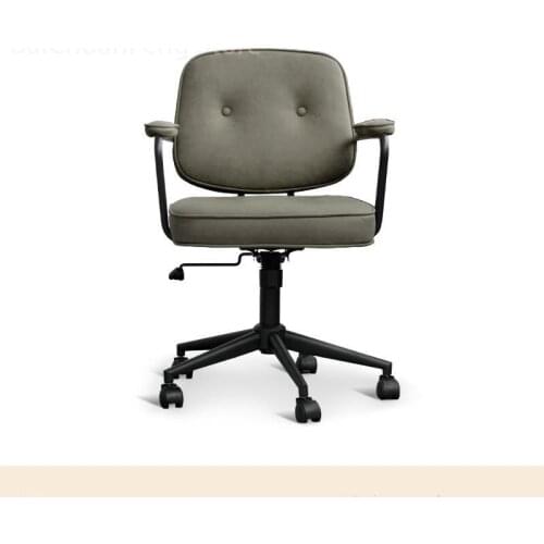 Simple Leisure Backrest Computer Chair Modern Office Chair Bedroom Furniture Nordic Study Armchair Swivel Chair Office Furniture