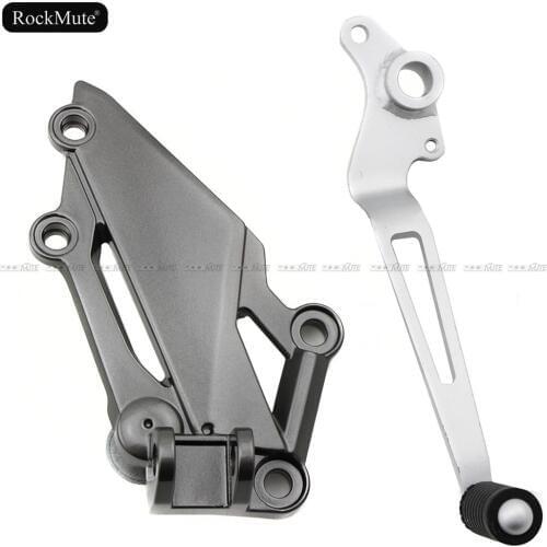 Motorcycle Front Right Foot Peg Bracket Brake Shift Pedal Lever Mount For KAWASAKI NINJA 250R 300 EX250R Z250 Z300 Z 250 300