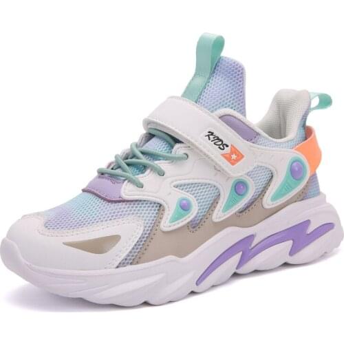 Girls Sneakers Children Shoes For Kids Sneakers Boys Shoes Breathable Mesh Running Footwear School Geometric sapato infantil