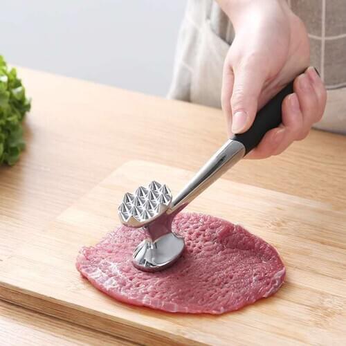Kitchen Knock Meat Hammer Steak Hammer Steak Hammer Alloy Tendon Breaker Tender Meat Double Sided Meat Hammer Household Pine Mea
