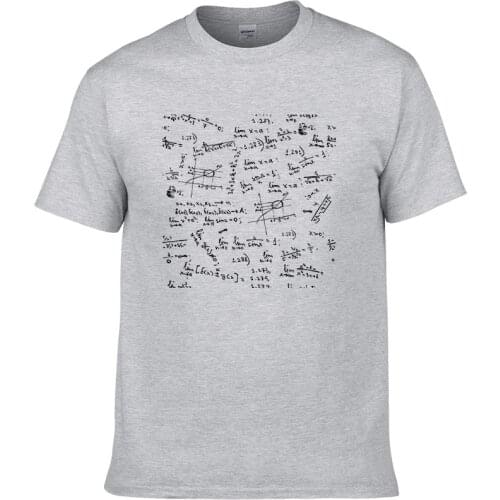 2021 Mens Short Sleeved T Shirt Mathematical Formula Mathematical Equation Graphic T-Shirt Men Retro Tees
