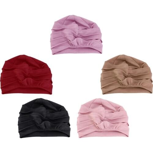Mens Womens Cotton Knitted Cap Slouchy Baggy Beanie Hat Soft Stretchy Head Cover for Hair Loss Night Sleep or Cancer Chemo