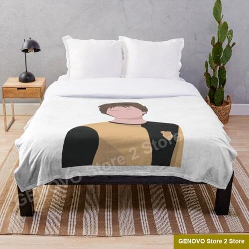 Cedric Diggory Throw Blanket Sherpa Blanket Warm Super Soft Flannel Office Nap Bedspread Sofa Bedding Plush Quilt Plaids