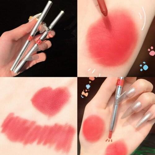 5 Colors Clownfish Lip Liner Auto-rotating Waterproof Non-marking Long Lasting Easy To Wear Natural Makeup TSLM1