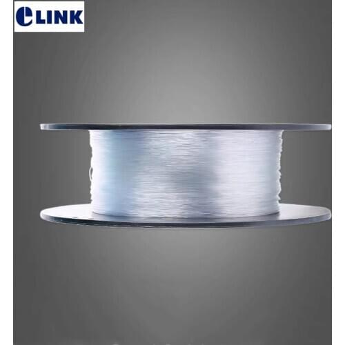 200m 500m 1000mtr TAC transparent cable SM Bend Insensitive fiber 1.2mm cable OS2 Invisible optical cable Free shipping ELINK