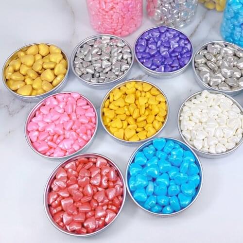 20g Edible Colorful Love Beads Pearl Sugar Ball Fondant DIY Cake Baking Sprinkles Silver Gold Ball Wedding Cake Decoration GYH