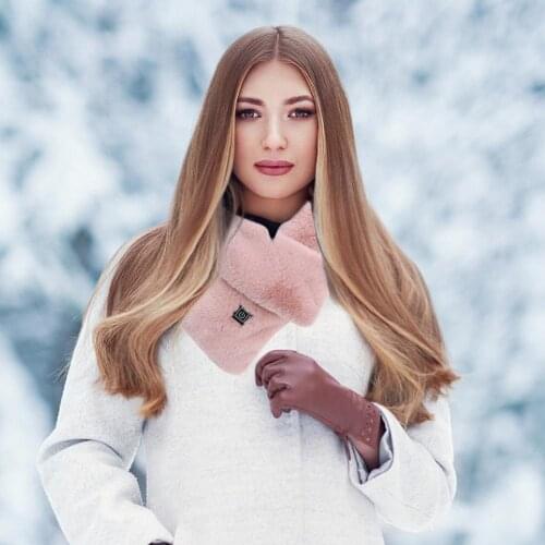 USB Heating Scarf Shawl Four-speed Massage Mode Heated Scarf Neck Warmer Winter Outdoor Camping Hiking Cycling Massage Scarf