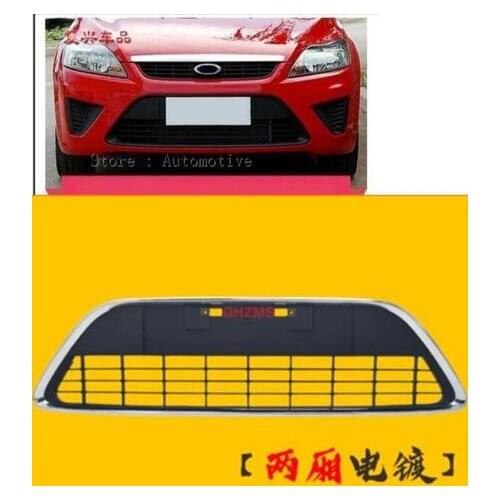 Car-styling ABS chrome front rear fog lamps cover trim For Ford Focus 2009 2010 2011 2012 5DR Grille Around Trim Racing Grills