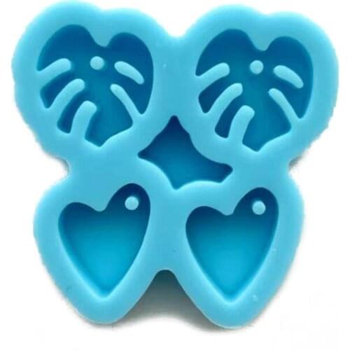 Ear Drop Dangle Pendant Casting Silicone Mould DIY Crafts Jewelry Making Tools