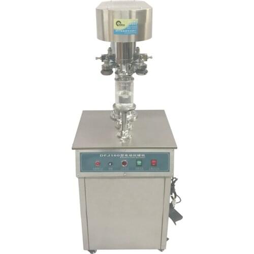 Vertical Stainless Steel Electric Sealing Machine Plastic Cans Milk Powder Can Sealing Equipment