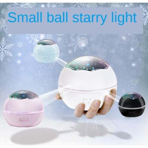 Starry Sky Rotating Night Light Projector Stars and Moon Adults Children Children Baby Sleeping Romantic Led USB Projection Lamp