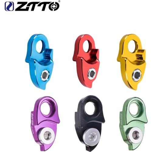 ZTTO MTB Road Bike Rear Hanger Derailleur Extension CNC 6061 aluminum hook Extender For Parts 11 42 46 50 52t Cassette Colorfu