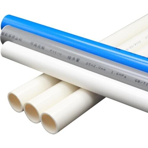 1 Pcs 30cm long Blue/White/Gray PVC Pipe OD 20mm 25mm 32mm Agriculture Garden Irrigation Tube Fish Tank Water Pipe