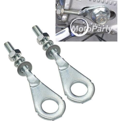 2) Chain Tensioner Adjusters For Honda XR 70R/80R/100R/50R, CRF 50F/70F80F/100F CT70 Wheel Axle Hole Chain Tensioner Adjuster