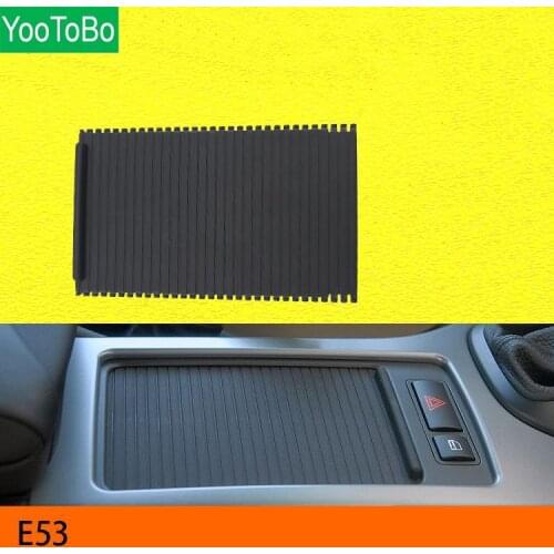 Car Roller Blinds for X5 E53 Center Console Cover for BMW X5 E53 1999-2006 Water Cup Rack Roller