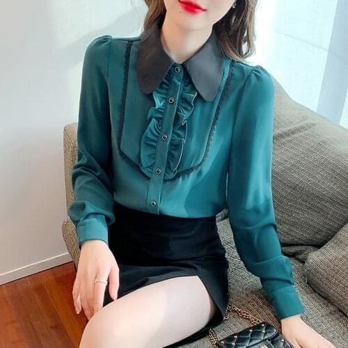 Блузки с цветами Awarose China At AliExpress