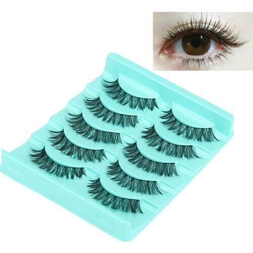 Big Sale 5 Pair/Lot 3D Mink Lashes Natural False Eyelashes Dramatic Volume Fake Eye Lashes Makeup Eyelash Extension Eye Lash 909