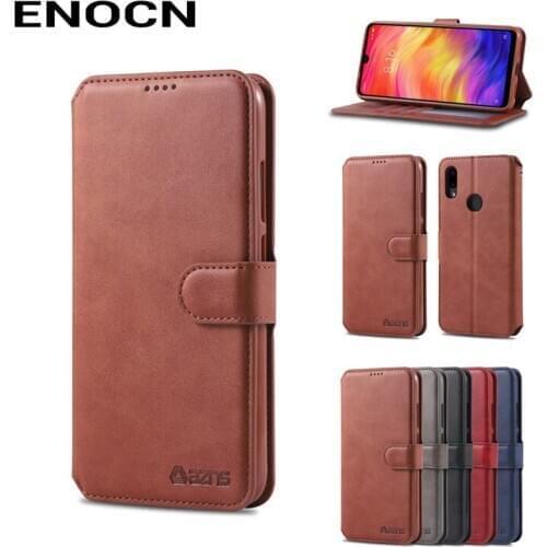 Wallet Case For Redmi 7 Cover Case Redmi Y3 Luxury PU Leather Flip Full Protector Shockproof Vintage Phone Housing