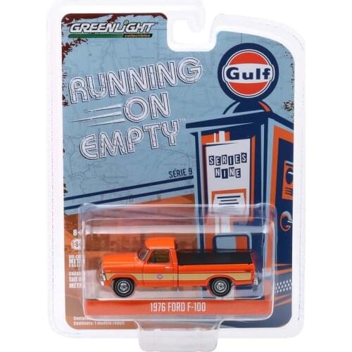 GreenLight 1:64 1976 Ford F-100 w Bed Cover Alloy model car Metal toys for childen kids diecast gift