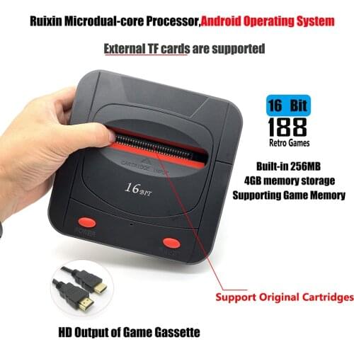 HD Sega Portable Game Console With 188 16-Bit Genesis / MD SEGA Games Retro Video Game system