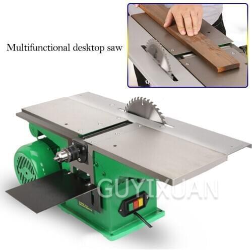 3 in 1 Multi-function woodworking table planing small table saw table drill body cutting machine planer electric planer