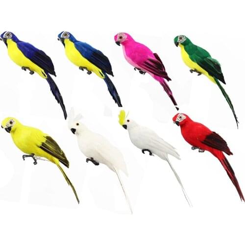 Simulation Bird Artificial Foam Creative Feather Lawn Figurine 25cm Gardening Home DIY Craft Feathers Prop Decoration Miniature