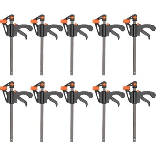 4 Inch 2/3/4/5/10Pcs Woodworking Work Bar F Clamp Clip Set Hard Quick Ratchet Release DIY Carpentry Hand Tool Gadget