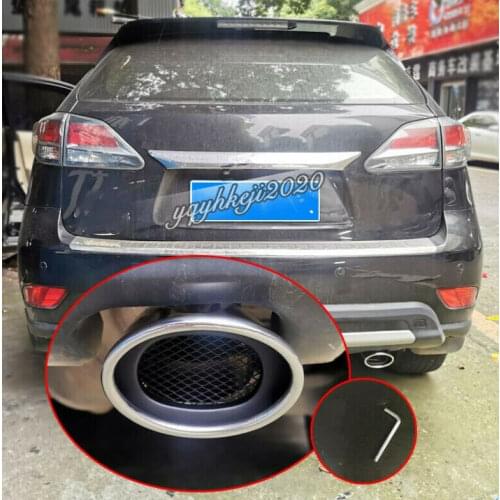 Fit For 2010-2015 Lexus RX270 RX350 Stainless Rear Exhaust Muffler Tip End Pipe car accessories car accessories
