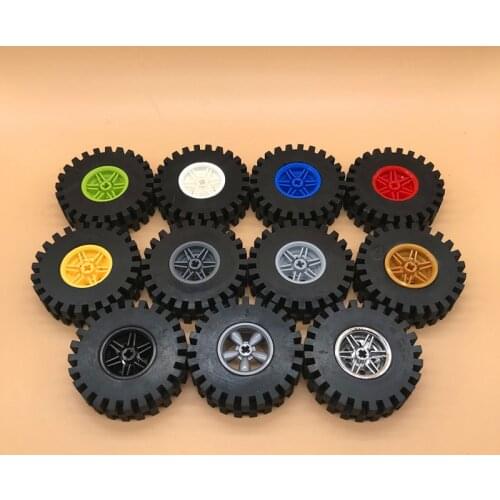 New technology building block SUV hub wheel 62.4x20 moc-56145 + 4267 DIY assembled boy education toy gift model 32019