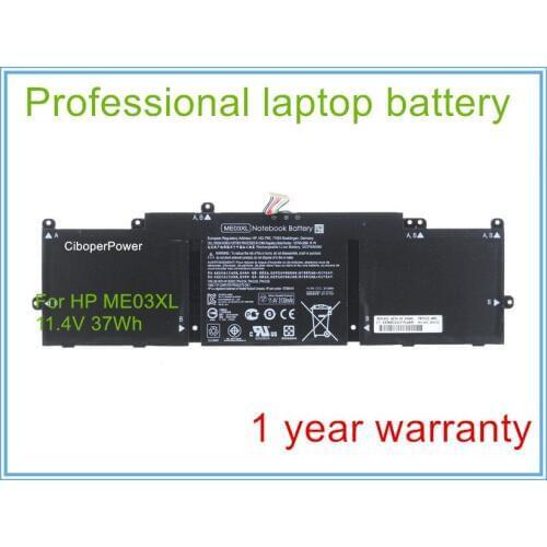 Original ME03XL Battery for 11 13-C010NR Notebook ME03XL 787089-421 787521-005 HSTNN-UB6M