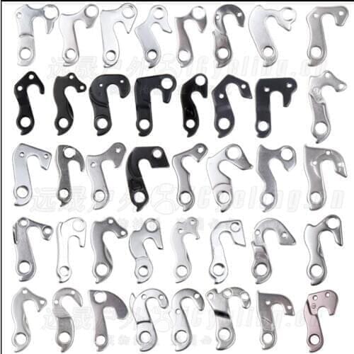 WholeSale 10pcs/lot Cycle / Bike alloy rear gear mech derailleur hanger dropouts with Bolts Mixed order - 180 styles