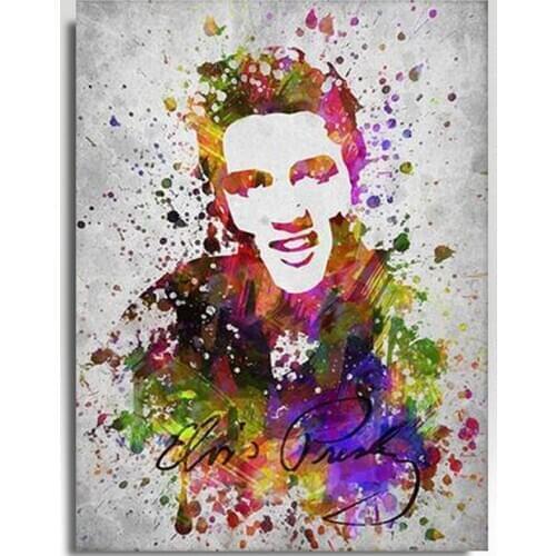 Full Diamond Embroidery Painting Diy Diamond Painting Cross Stitch Elvis Presley watercolor 5D Diamond Mosaic Room wall Decor