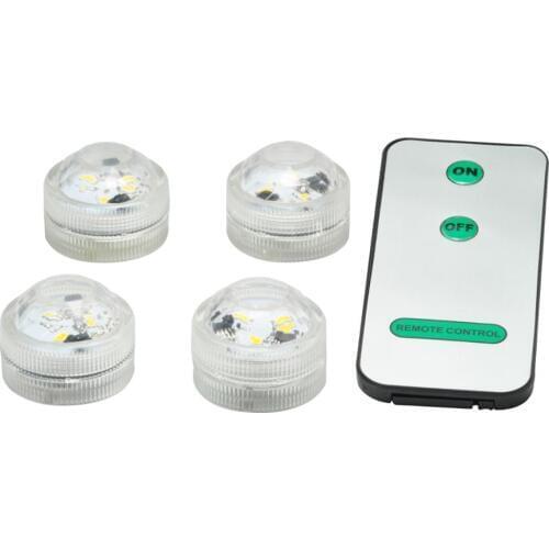 RGB Super Bright 3LEDs Submersible Waterproof Mini LED Tea Light Candle Lights For Wedding party decoration Vase Light