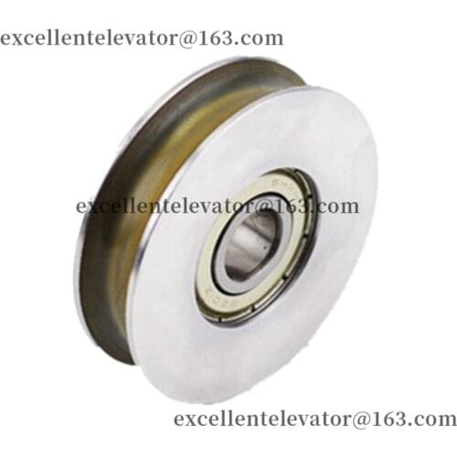 56*14*6201 Lift Door Hanger Roller Polished 56x14x6201 Without Axle 1 Pack=10 Pieces