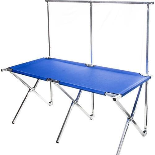 Camping Table Folding Night Market Stall Shelf Folding Multifunctional Portable Mobile Display Package Outdoor Furniture Metal