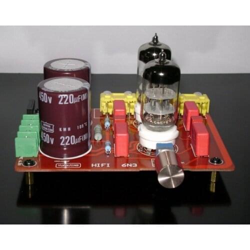 6N3 tube preamplifier board with transformer