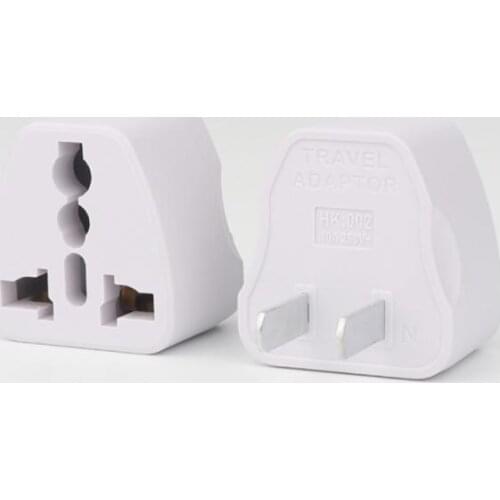 1PC Universal China US Plug Adapter International Travel Electrical Plug Converter Power Socket 2/3 Pin