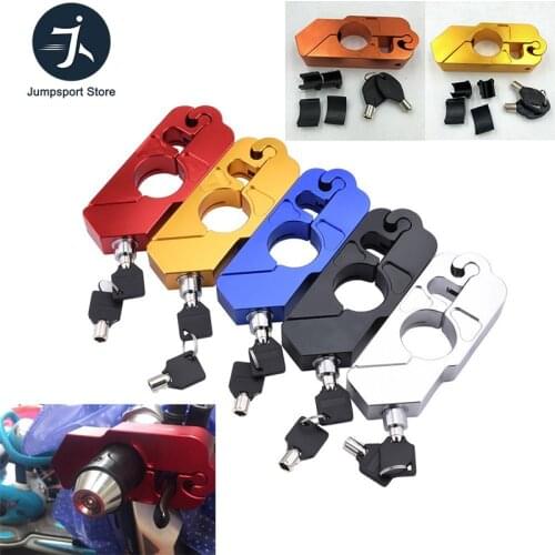 Aluminum Alloy Bike Lock Bicycle Handlebar Lock Motorcycle Anti-Theft Lock Safety Theft Protection Locks MTB Bike Accessories
