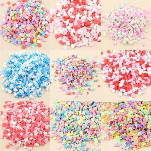 100g DIY Polymer Clay Fake Candy Sugar Sprinkle For Phone Case Decorations