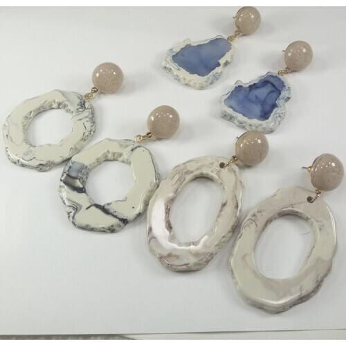 2019 Earing Brinco Oorbellen Aros Europe And The Jewelry National Wind Sweet Personality Fashion Beach, Stud Earrings, Gy - 1