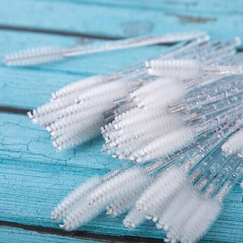 25/50Pc Disposable Eyelash Brushes Eyelashes Extension Tools Eyebrow Brush Mascara Wands Applicator Spoolers Eye Lashes Cosmetic