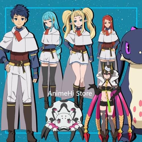 Anime So I'm a Spider So What Action Figure Cosplay Toys Kumo Desu Ga Nani Ka Araneid Acrylic Dolls Stand Model 15cm