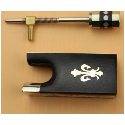 Violin bow frog.4/4-3/4 size ebony frog.violin bow accessories