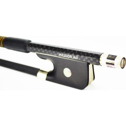 Black Horse Hair Textured Carbon Fiber Viola Bow Loud Wild Tone Easier Rosin More Durable MELLOR Advanced Level A2M Accessories