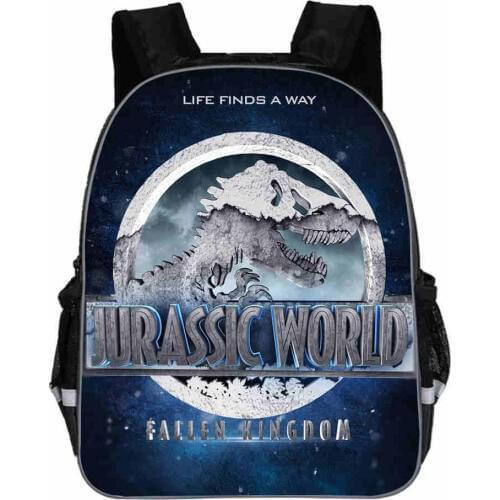 Dinosaur World Backpack Animal Anime Jurassic Dragon Casual School Bags Toddlers Boys Girls Teenager Mochila Gift Bolsa